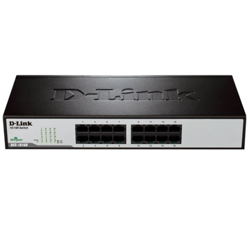 سوئیچ 16 پورت غیر مدیریتی و دسکتاپ دی لینک مدل DES-1016D